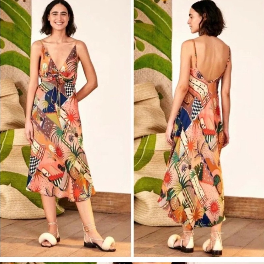 Farm Rio Mystic City Midi Dress